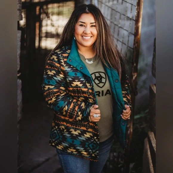 WOMEN'S  Pendleton REVERSIBLE JACKET - Picture 7 of 14